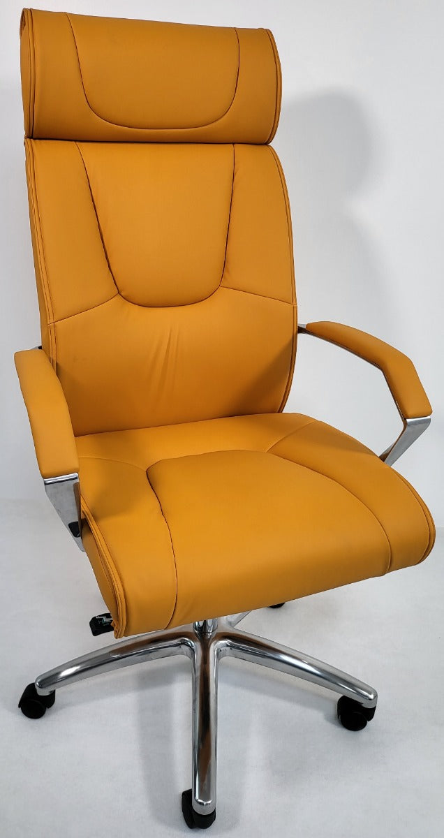 Golden Beige High Back Executive Office Chair - 6004A